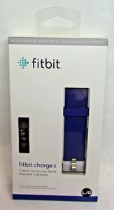 Fitbit Charge 2 BLUE Classic Accessory Band Bracelet Fitbit Large New - Picture 1 of 2