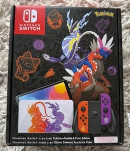 Nintendo Switch OLED pokemon Scarlet Violet Edition Konsole  - Bild 1 von 3