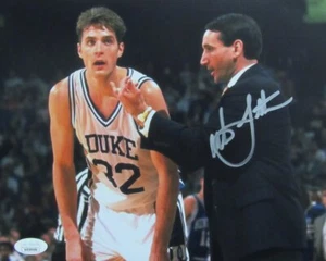 Christian Laettner Autographed Duke Blue Devils 8x10 Photo JSA 187699 - Picture 1 of 3