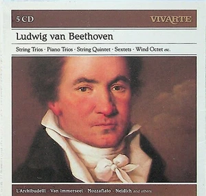 BEETHOVEN Piano & String Trios/Quintet/Sextet etc 5-CD NEW L'Archibudelli/Bylsma - Picture 1 of 2
