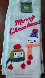Kohls St Nicholas Square Kitchen Towels Set of 2 Tahoe Tidings Christmas-NEW - Picture 1 of 2
