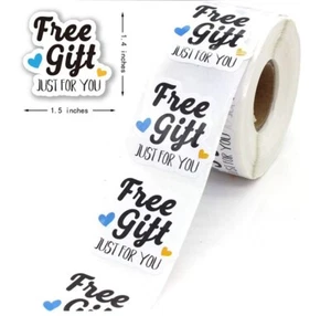 50x Free Gift Stickers - Pink 38mm Supporting Small Business Parcel Freebie - Bild 1 von 1