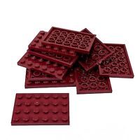5 Black 3x6 Tail Wing Plate Bricks ~ Lego ~ NEW ~ Castle Plane