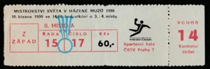 TICKET 3/4 place IHF World Men's Handball Championship 1990 Romania - Yugoslavia - Picture 1 of 1