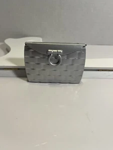 Two-sided folding compact purse pocket make up mirror - Picture 1 of 3