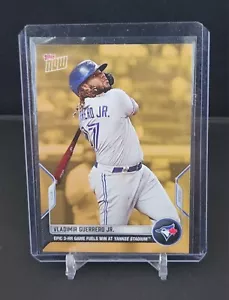 Vladimir Guerrero Jr. 2022 Topps Now Road To Opening Day GOLD #ODB-1 - Picture 1 of 2