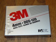 3M DDS-120 4mm 120M Cartridge DDS2 Data Tape neu in Folie