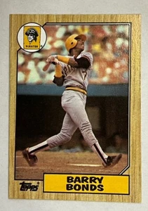 1987 Topps Barry Bonds #320 Rookie Pittsburgh Pirates (Mint) - - Picture 1 of 6