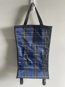 Shopping Trolley Cart Bag Foldable Portable. Wheels Handle New With Tags. - Bild 1 von 10