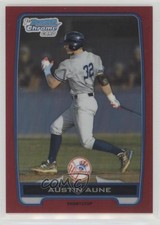 2012 Bowman Draft Chrome Draft Picks Red Refractors /5 Austin Aune #BDPP39