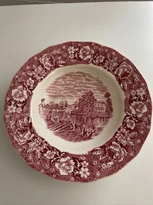 Palissy Pottery - Thames River Scenes Suppenteller tief Shepperton Middlesex - Bild 1 von 9