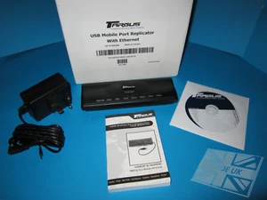 NEW Targus PA090 USB Mobile Port Replicator with Ethernet With Power Adapter - Picture 1 of 7