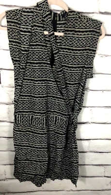 Madewell Womens Shorts Romper Size S Color Black&White Lightweight 100% Silk - Image 1 of 4