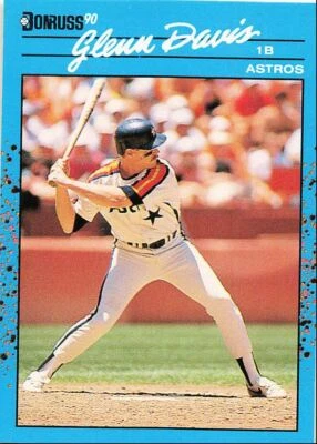 1990 Donruss Best of the NL Glenn Davis Houston Astros #65 - Image 1 of 2