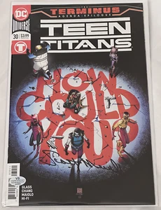 Scott Menville Signed Teen Titans #30 DC Comic Book! Authenticated & COA! - Picture 1 of 3