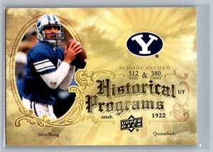 2011 Upper Deck Steve Young #HP-2 Historical Programs - Picture 1 of 2
