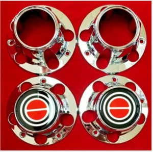  New 1980-1996 Ford F150 Truck Bronco Van 4x4 Wheel Hub Center Caps  SET OF 4  - Picture 1 of 4