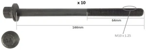 CYLINDER HEAD BOLT SET for MAZDA3 MPS BK 2006-2009 2.3L L3VDT I4 16V DOHC VVT - Picture 1 of 1