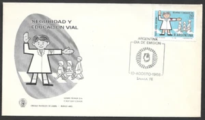 ARGENTINA - 1968 Road Safety - FIRST DAY COVER. - Picture 1 of 1