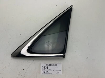 2015 – 2021 Lexus NX 200t REAR RIGHT PASSENGER SIDE QUARTER WINDOW GLASS OEM - Image 1 of 4