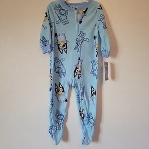 BLUEY One-piece Sleeper Pajamas Size 2T - Picture 1 of 5