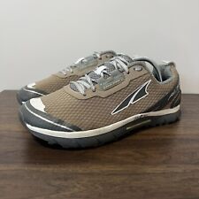 Altra Lone Peak 2.0 Trail Running Shoes Size 9 Womens Tan Gray Hiking Sneakers