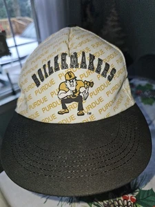 Cappello vintage Purdue Boilermakers ricamato berretto snapback Pete NCAA college bello  - Foto 1 di 10