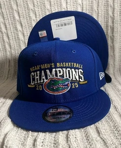 New Era Royal Florida Gators 2025 NCAA Men's Basketball National Champions Hat - Picture 1 of 6