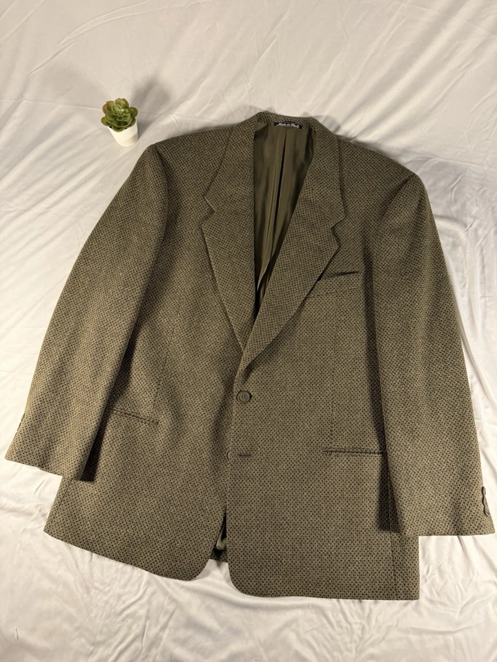 Blazer Abrigo Deportivo de Lana Giorgio Armani Le Collezioni Tweed Talla 44R Foto 1 de 4