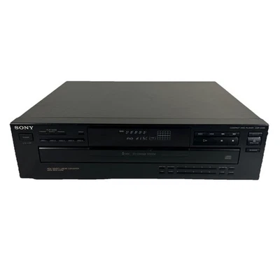 Sony CDP-C245 CD Player 5 Compact Disc Changer Tested & Working No Remote - Image 1 of 4