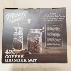 4 pc. Coffee Grinder Set, MASON CRAFT & MORE. - Picture 1 of 5