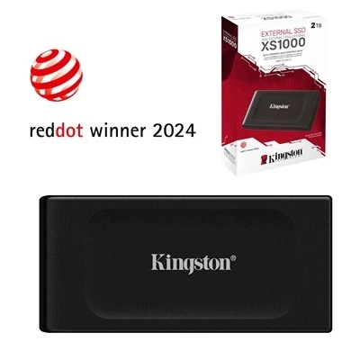 Kingston Xs1000 2Tb Portable External Ssd Read 1050Mb/S Write 1000Mb/S Usb 3.2 G - Image 1 of 1