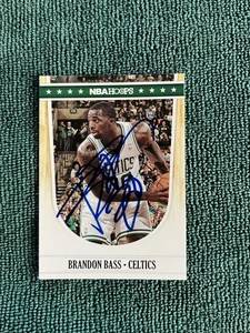 2011-12 NBA Hoops Brandon Bass #8 autografo firmato a mano - Foto 1 di 2
