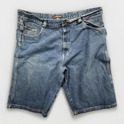 Vintage FUBU The Collection W50 Jean Shorts 100% Cotton RN# 37980 - Image 1 of 4