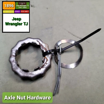 *AXLE NUT HARDWARE* for 1997-2002 JEEP WRANGLER TJ OEM *FREE SHIPPING* - Image 1 of 2