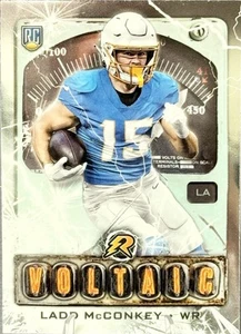 2025 Topps Resurgence Voltaic #V-12 LADD McCONKEY Los Angeles Chargers ROOKIE - Picture 1 of 3