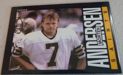 1985 Topps #101 Morten Andersen - Image 1 of 2