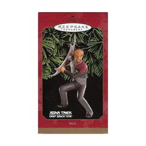 Hallmark Ornament Worf en muy buen estado+/casi nuevo - Imagen 1 de 1