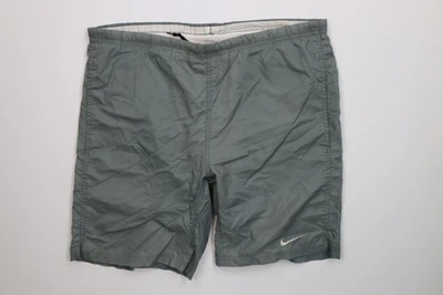Vintage 90s Nike Mens XL Faded Travis Scott Mini Swoosh Lined Shorts Swim Trunks - Image 1 of 4
