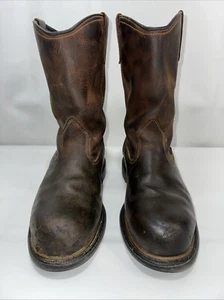 Red wing Pecos Pull On Style 2892 Steel Toe Work Boots Size 11 - Picture 1 of 7