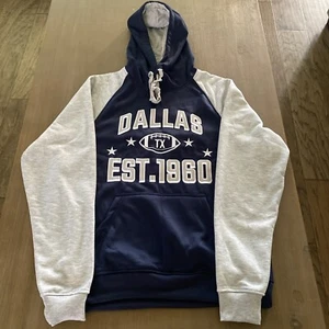 DALLAS (Cowboys) TX - Football ESTABLISHED 1960 - DRAWSTRING PULLOVER HOODIE-M - Picture 1 of 10