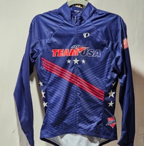 Pearl Izumi Custom Triathalon Team USA Cycling Jacket Jersey Womens Size M - L - Picture 1 of 8