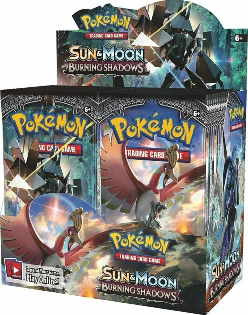 Pokémon TCG Sun and Moon Burning Shadows Booster Display Game - 162-81230