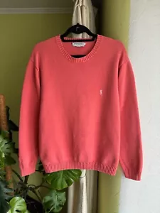 Vintage Yves Saint Laurent Knit Sweater Boxy Crewneck Size L - Picture 1 of 13