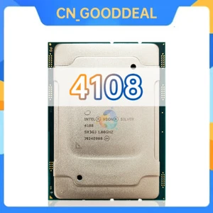 Intel Xeon Silver 4108 SR3GJ 1.8GHz 8C / 16T 11MB 85W LGA3647 CPU Processor - Picture 1 of 1