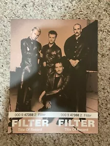 Filter Band Color Fold Out Press Kit / Title of Record - Picture 1 of 2