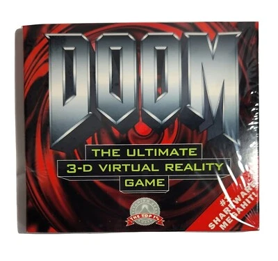 Doom 1993 SHAREWARE Episode 1 /  3-D Virtual Reality Game 1/2 HD 1.44M Disks - Image 1 of 4