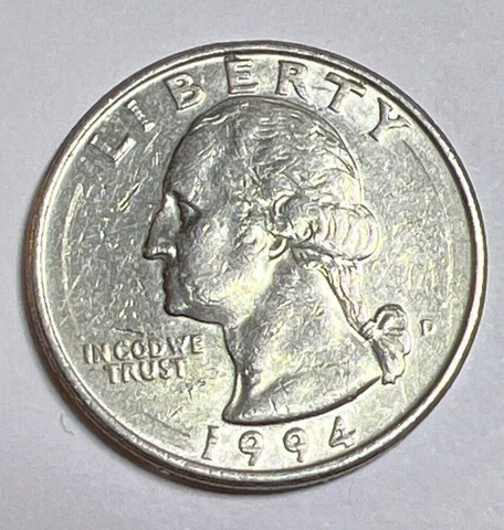 1994 DENVER WASHINTON QUARTER ERROR Cover