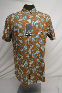 Neu Molokai Surf Co kurzärmliges Herrenhemd mit Blumendruck Knopfleiste XL - Bild 1 von 8