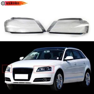Car Headlight Lens Shell Transparent For Audi A3 8P S-line S3 RS3 2008-2012 - Picture 1 of 10